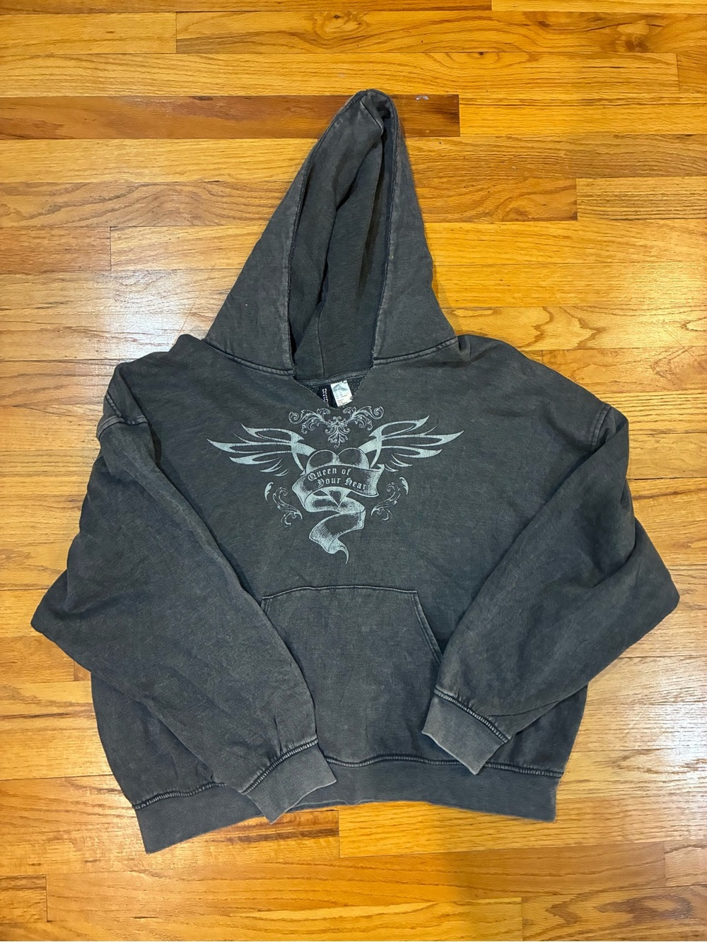 Black Graphic Hoodie